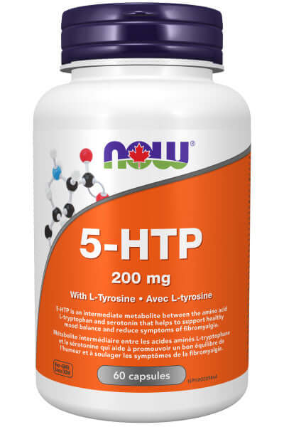 Now 5-HTP 200 mg 60 Veg Capsules