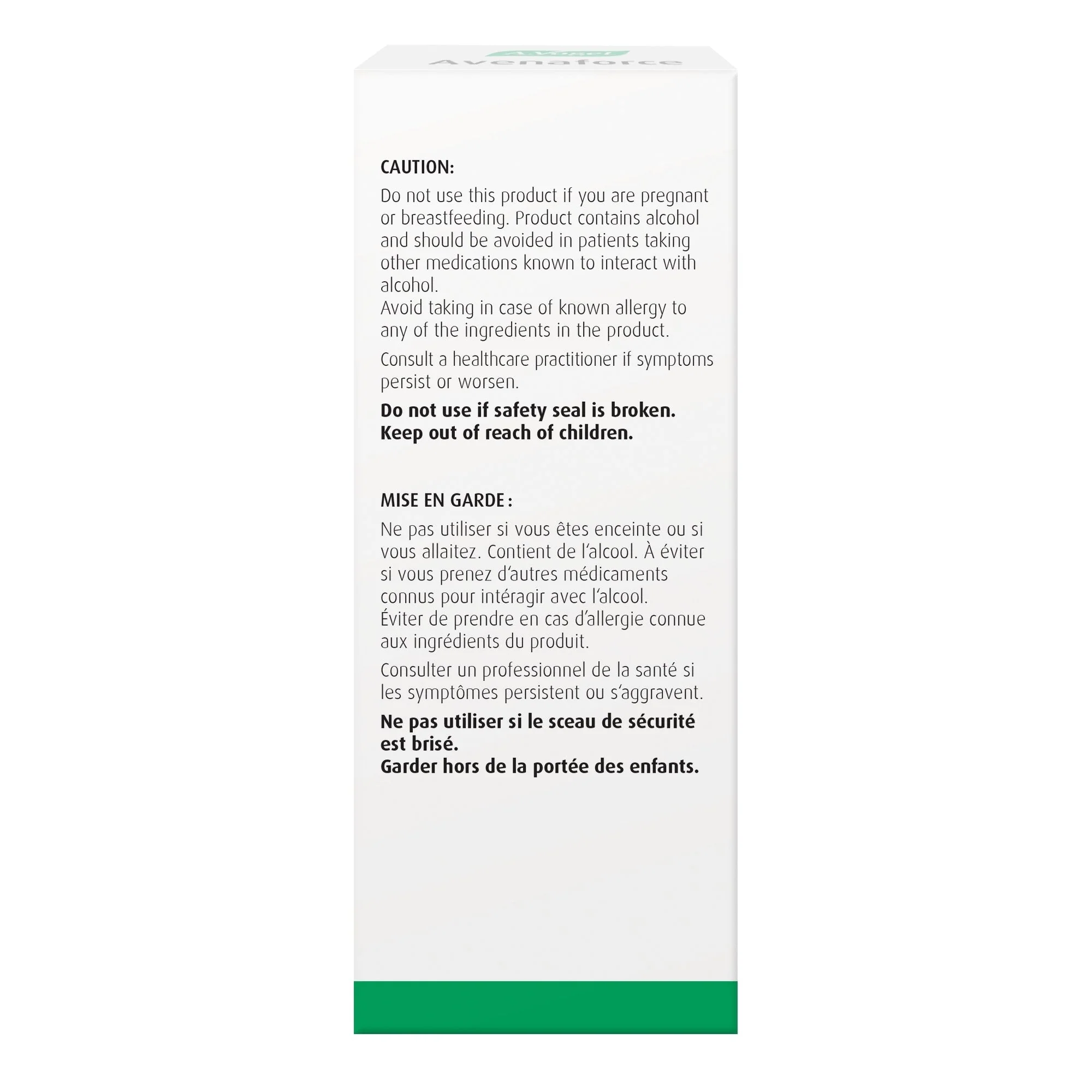 A.Vogel Avenaforce Fresh Avena Sativa Antioxidant Extract 50mL - Image 2