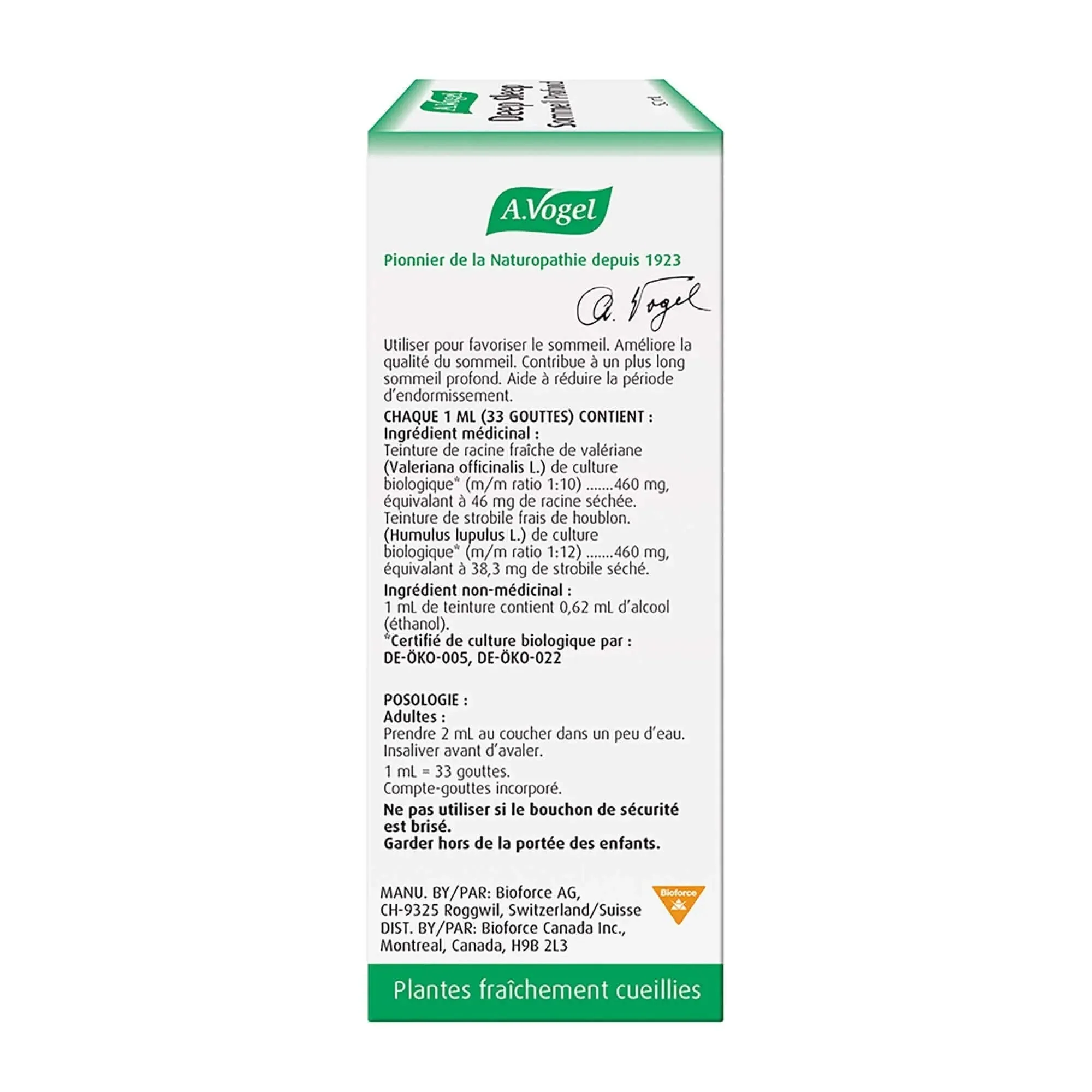 A. Vogel Deep Sleep - Fresh Organic Natural Sleep Aid 50 mL - Image 3