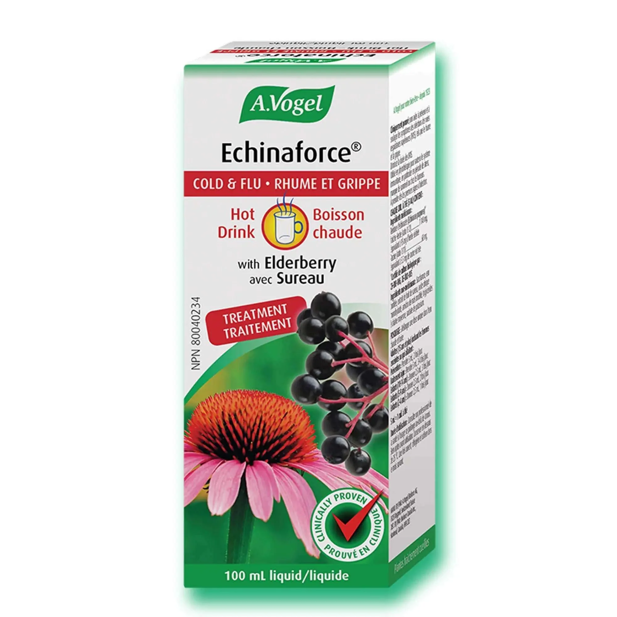 A. Vogel Echinaforce Extra Hot Drink with Elderberry 100 mL