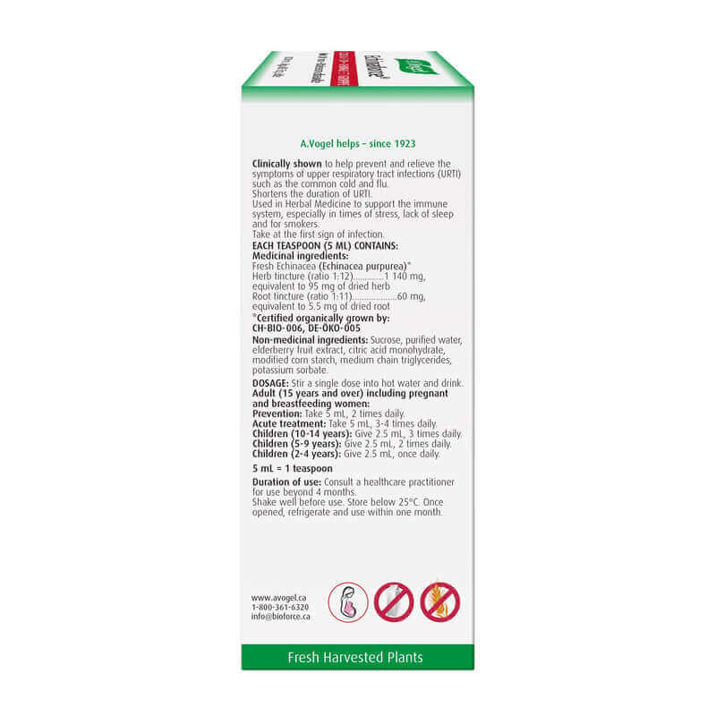 A. Vogel Echinaforce Extra Hot Drink with Elderberry 100 mL - Image 2