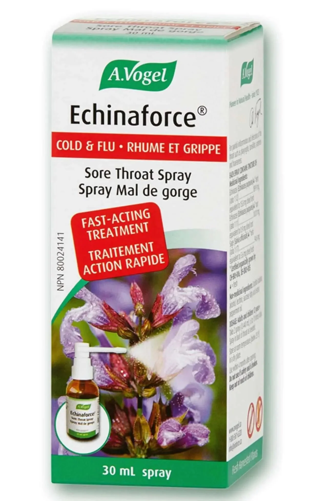 A. Vogel Echinaforce Sore Throat Spray Fast Acting Relief 30mL