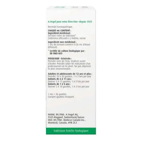 A. Vogel Fresh Organic Valerian Root Extract 50mL - Image 3