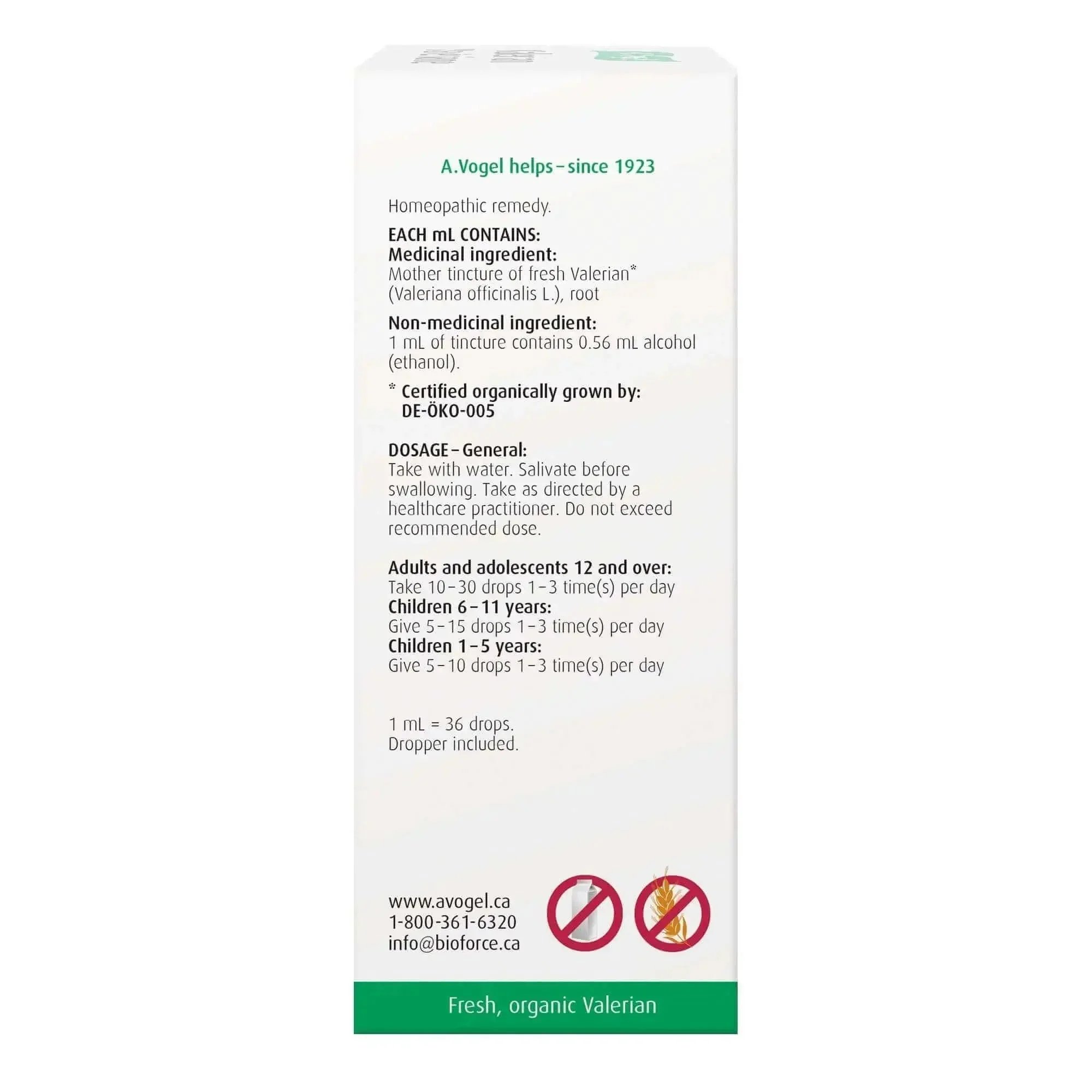 A. Vogel Fresh Organic Valerian Root Extract 50mL - Image 4
