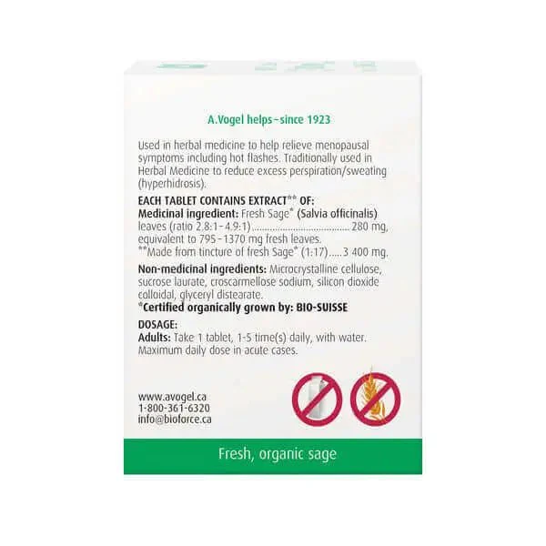 A. Vogel MenoForce Menopause Supplement For Hot Flashes 90 Tablets - Image 4