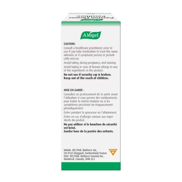 A. Vogel Passion Flower - Nervousness, Restlessness and Insomnia 50 mL - Image 3