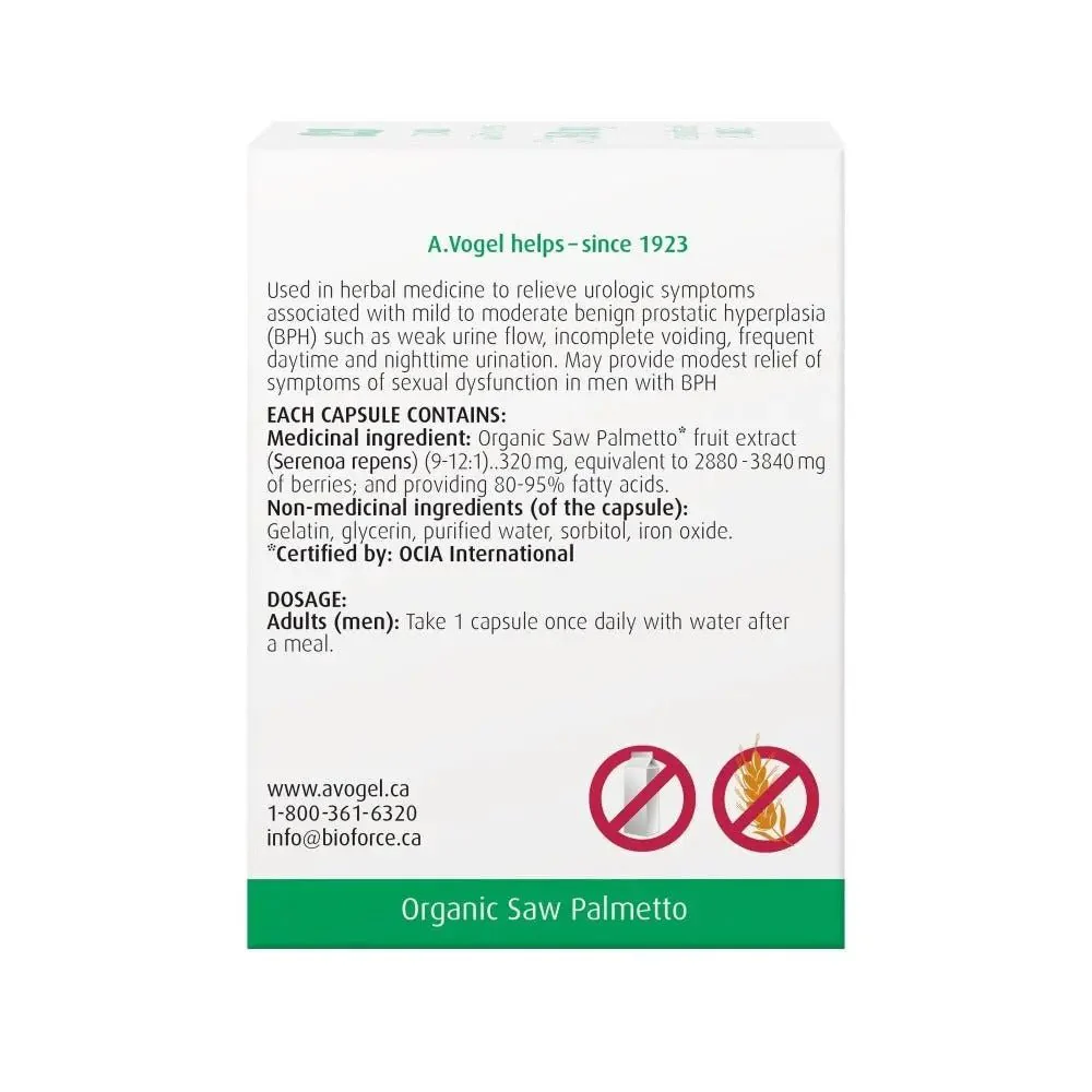 A. Vogel Prostate 1 a Day - for Enlarged Prostate 30 Caps - Image 2