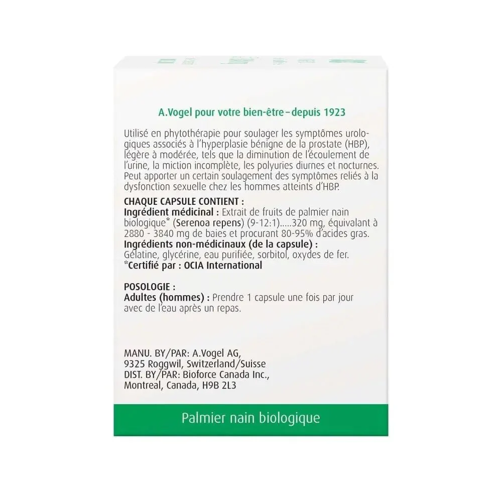 A. Vogel Prostate 1 a Day - for Enlarged Prostate 30 Caps - Image 3