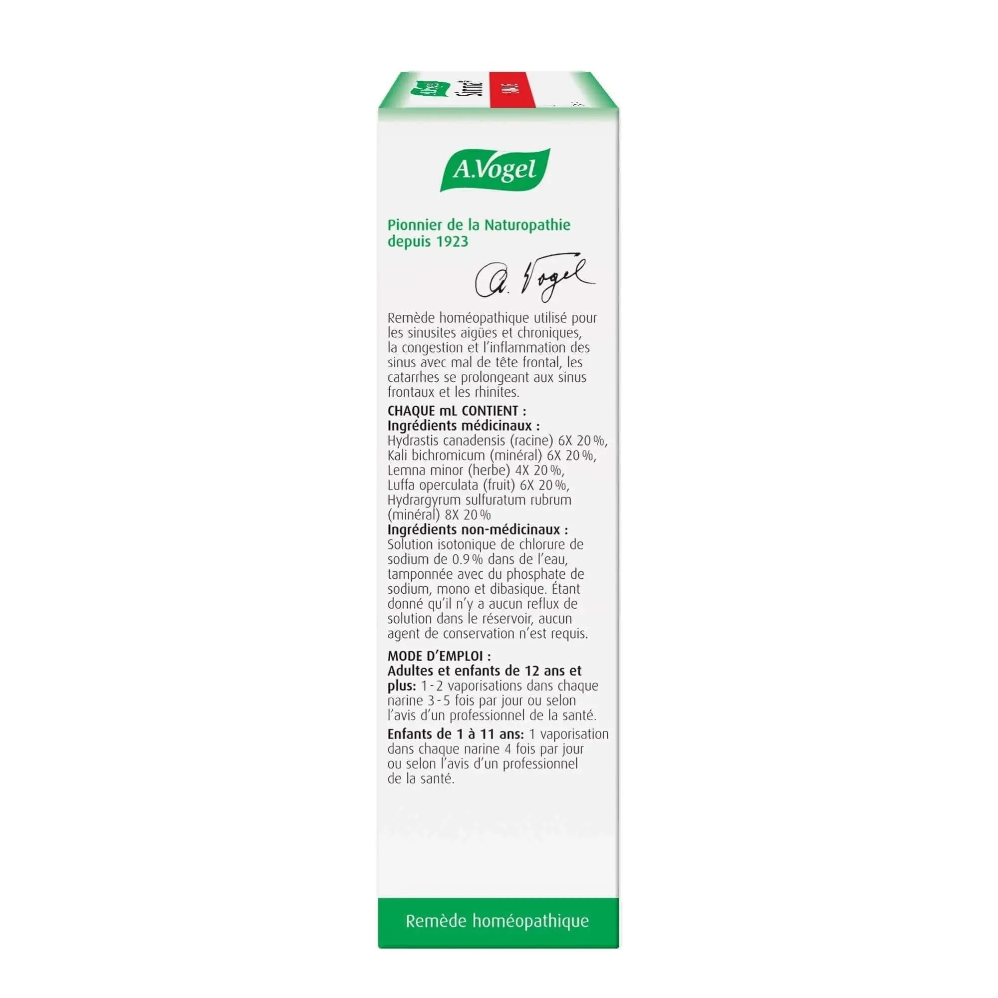A Vogel Sinna Nasal Spray For Sinus Congestion and Blocked Nose 20mL - Image 4