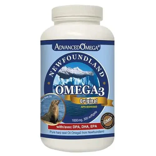 Advanced Omega Newfoundland Omega-3 Family 1000mg 300 Softgels (Seal Oil)