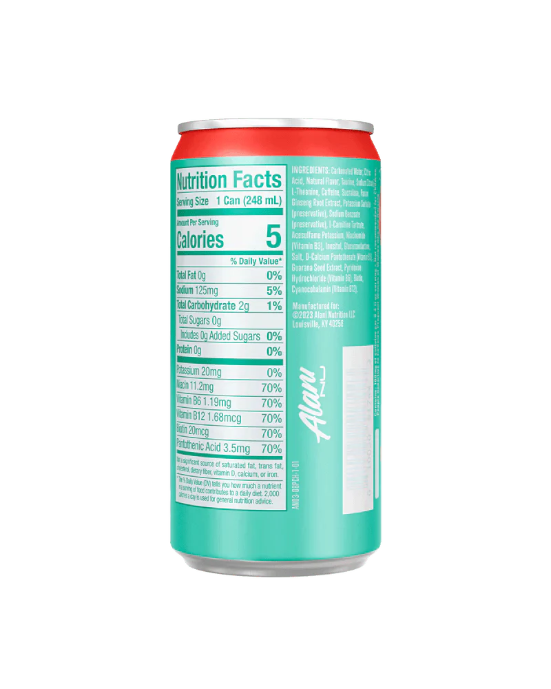 Alani Nu Cosmic Juicy Peach Energy Drink 355mL - Image 3
