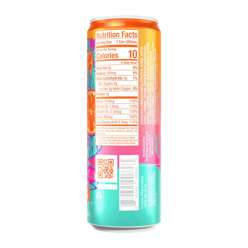 Alani Nu Orange Kiss Energy Drink 355mL - Image 2