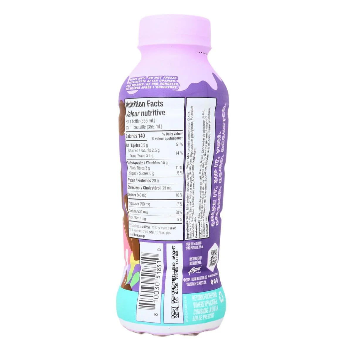 Alani Nu Protein Shake-Chocolate 355mL - Image 2