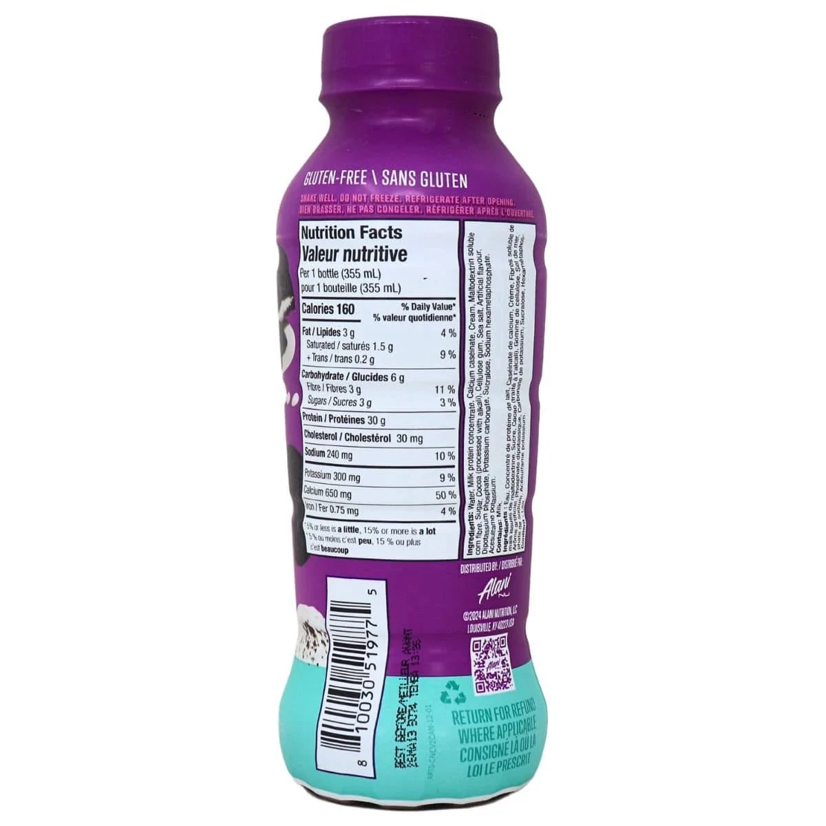 Alani Nu Protein Shake, Cookies & Cream 355mL - Image 2
