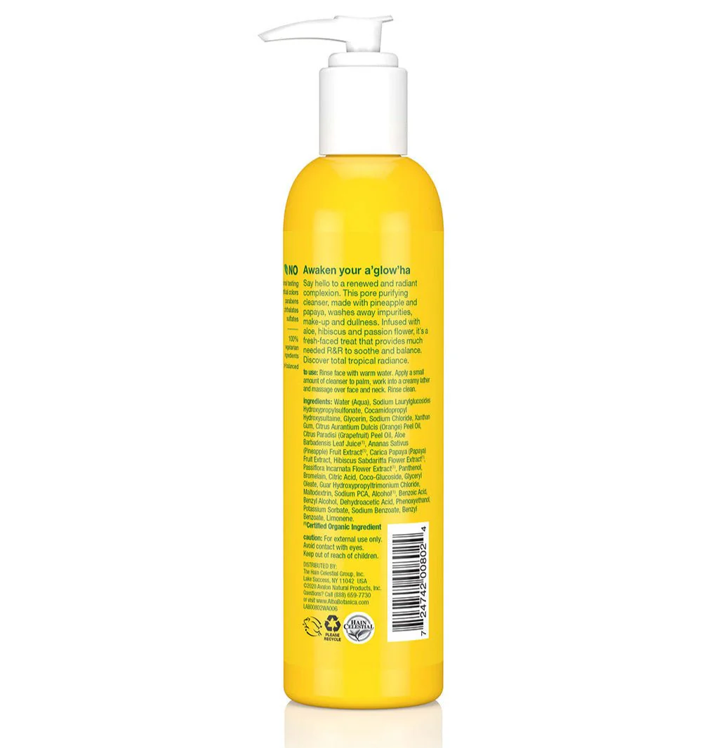 Alba Botanica Hawaiian Facial Cleanser, Pineapple Enzyme 237mL - Image 2