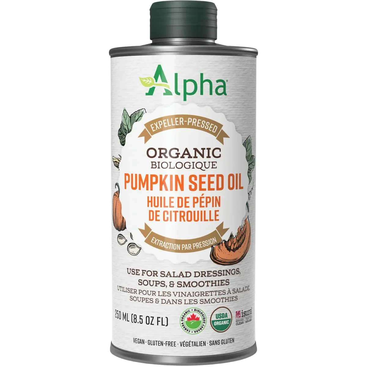 Alpha Health Organic Pumpkin Seed oil 250mL