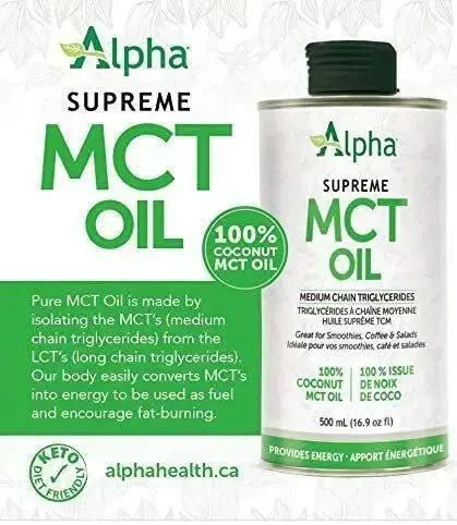 Alpha Health Organic MCT Oil - Image 3