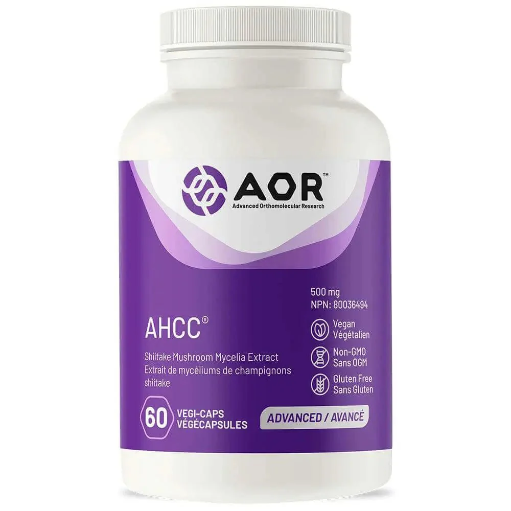 AOR AHCC 500 mg 60 Vegi Capsules