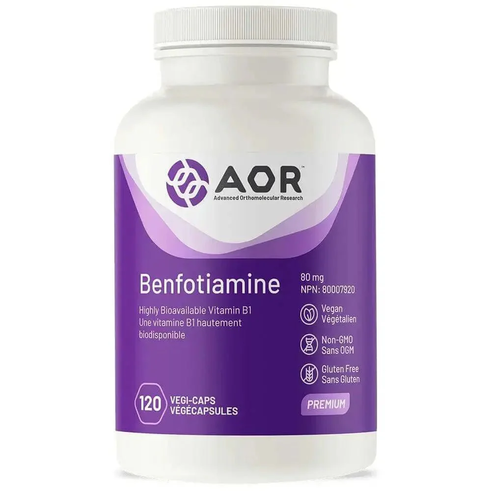 AOR Benfotiamine 120 Vegi Capsules