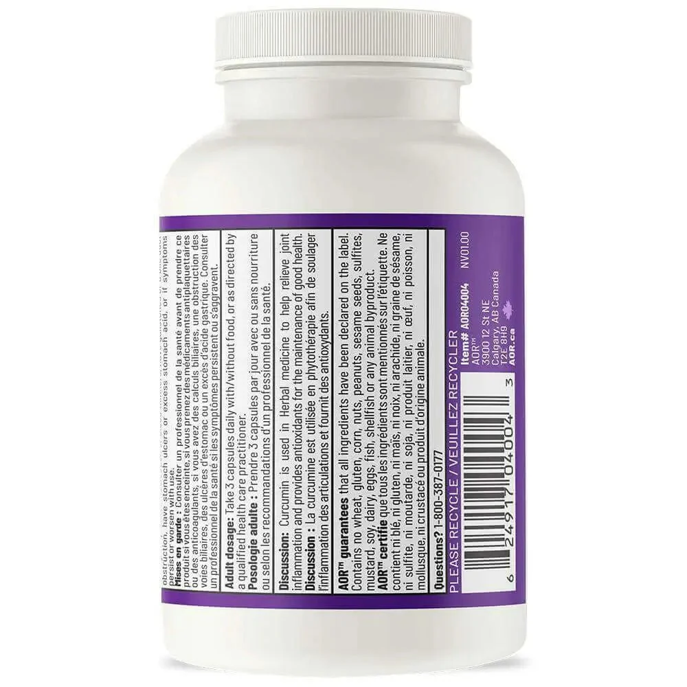 AOR Curcumin-95 90 Vegi Capsules - Image 3