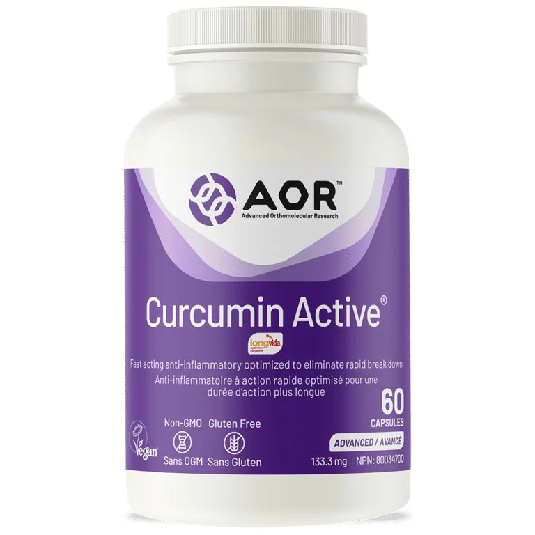 AOR Curcumin Active 60 Veg Capsules