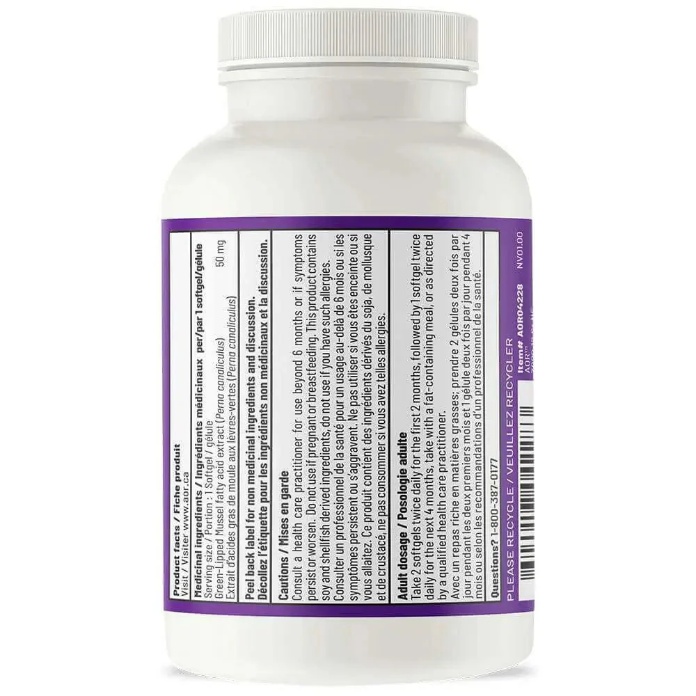 AOR Green Lipped FFA 60 Softgels - Image 3