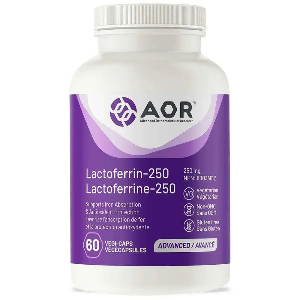 AOR Lactoferrin-250 60 Vegi Capsules