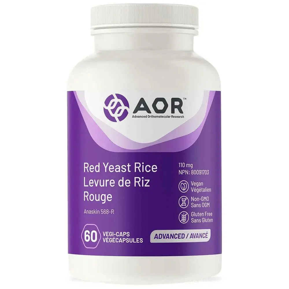 AOR Red Yeast Rice 60 Vegi Capsules