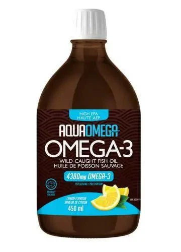 Aqua Omega High EPA Omega3 - Lemon Flavor 450mL