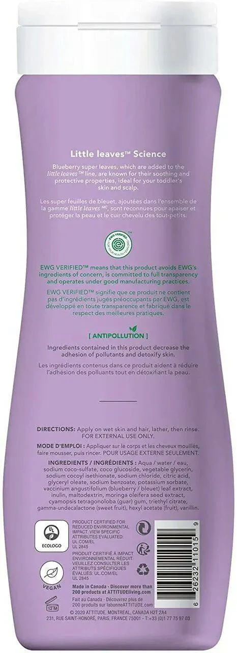 Attitude 2 in 1 Shampoo Vanilla & Pear 473 ml - Image 3