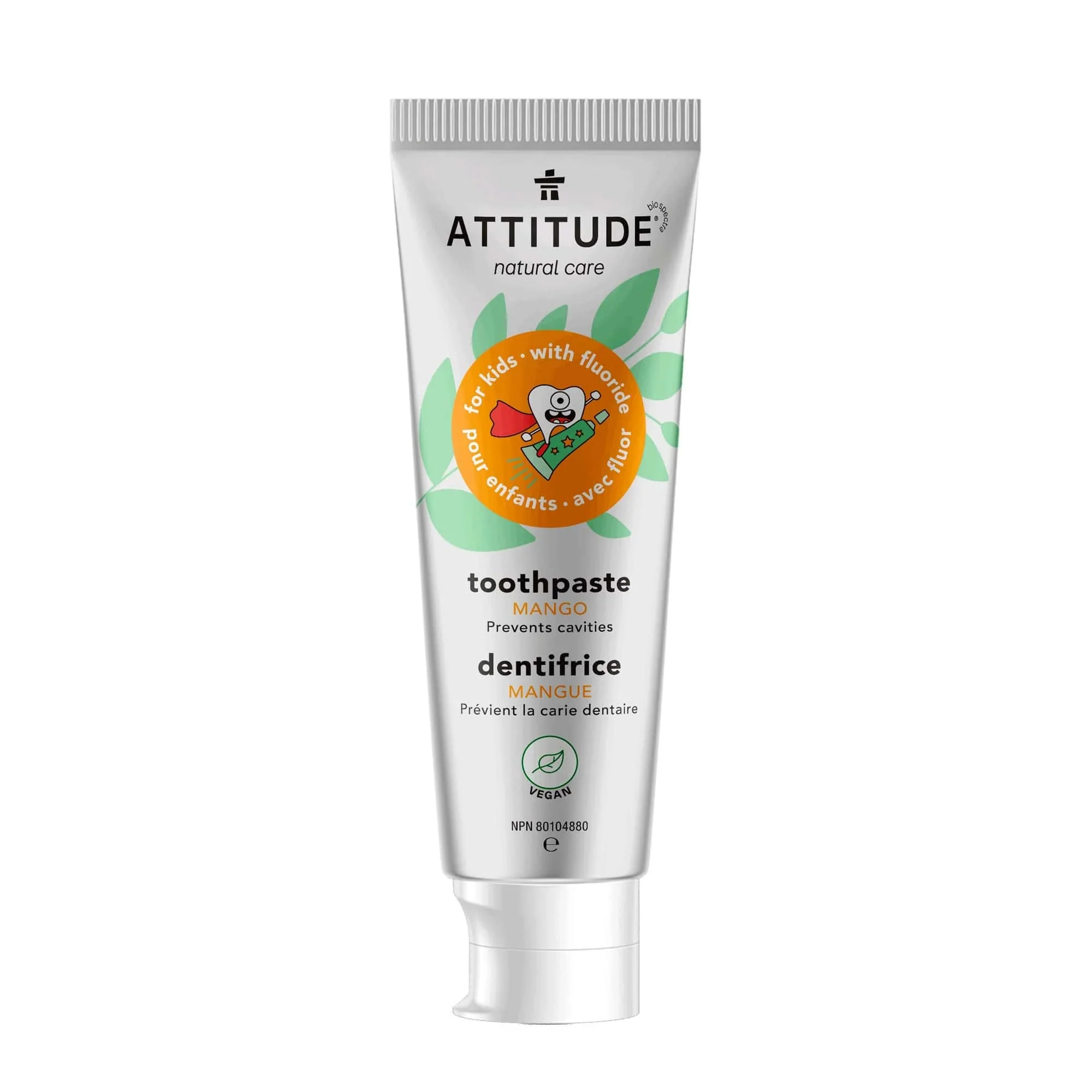 Attitude Kids Toothpaste Flouride Mango 120mL