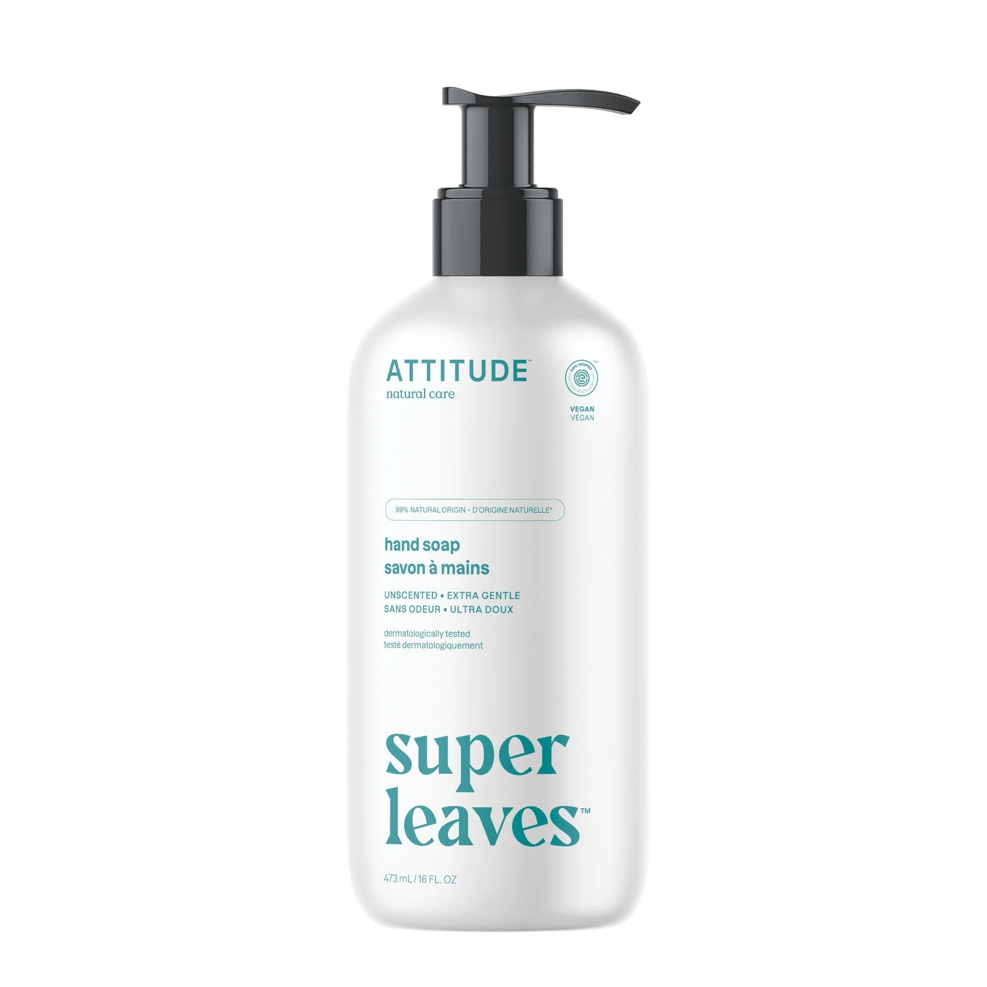 Attitude Unscented Extra Gentle Hand Soap 473mL