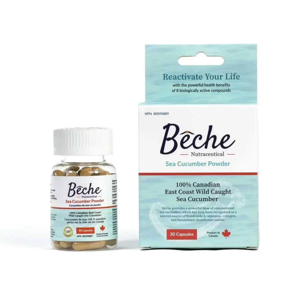Bêche Sea Cucumber Powder Supplement 30 Capsules