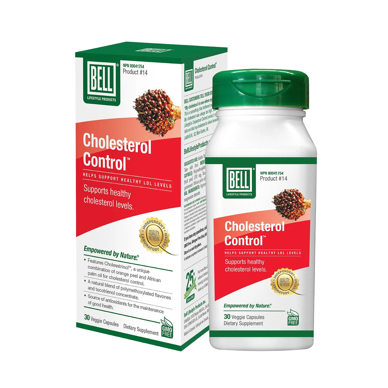 Bell Cholesterol Control 30 Veg Capsules