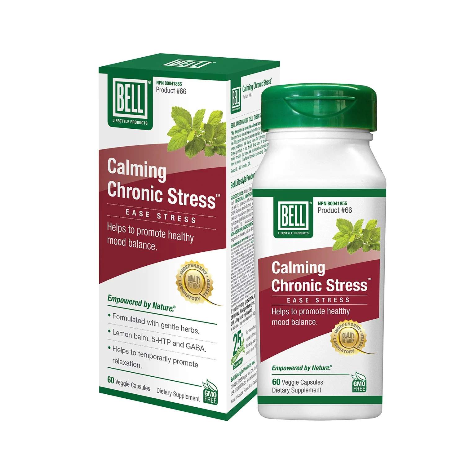 Bell Calming Chronic Stress™ 60 Veg Capsules