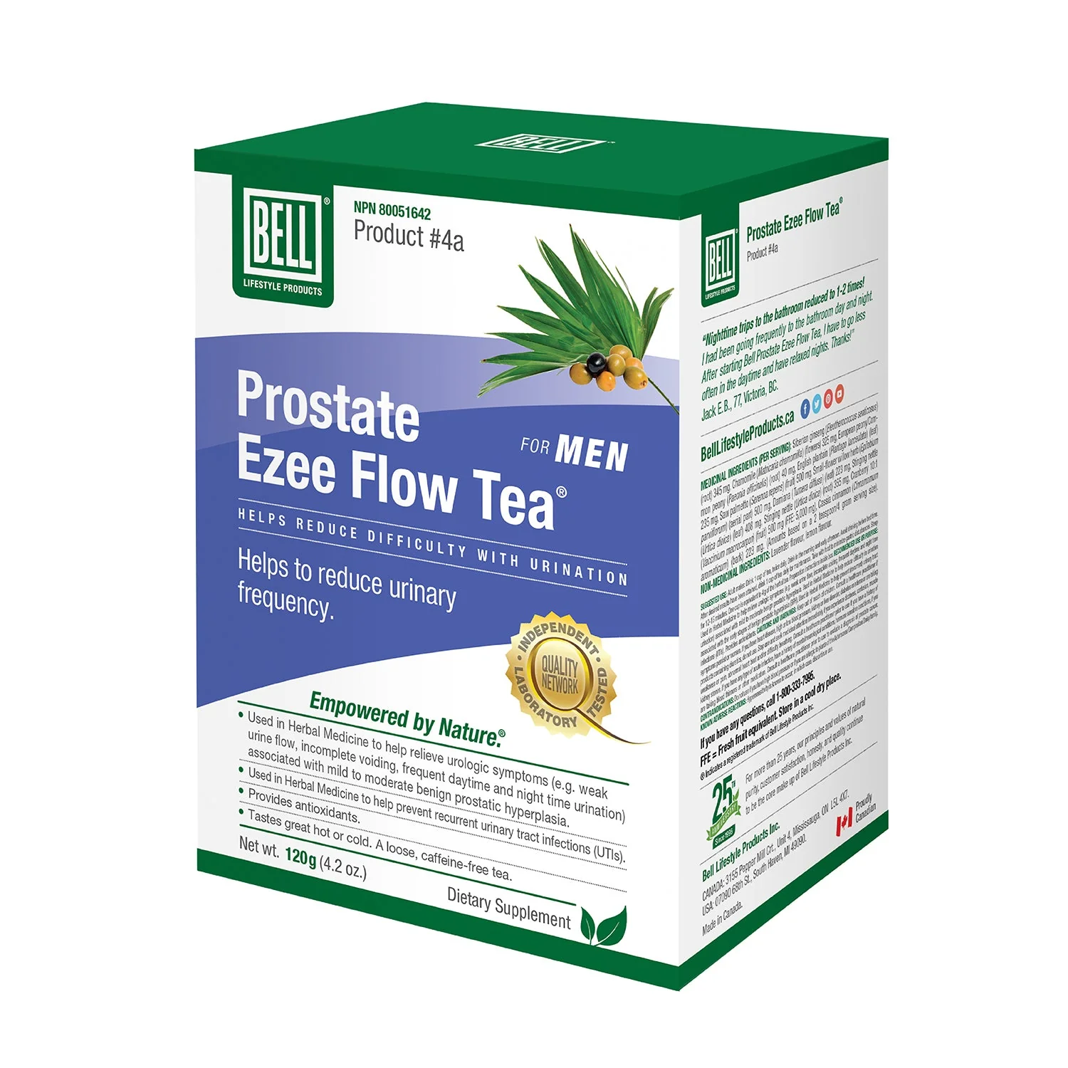 Bell Prostate Ezee Flow Tea 120 Grams Loose Tea