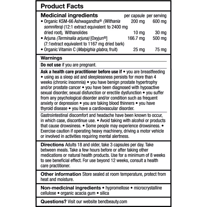 Bend Beauty Inner Harmony 84 Veg Capsules - Image 3