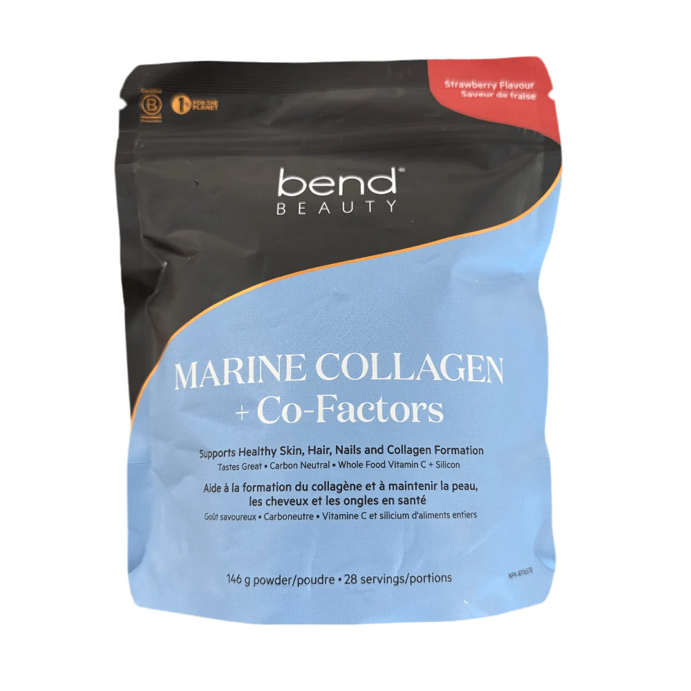 Bend Beauty Marine Collagen + Co-Factors 146 Grams, Strawberry Flavour