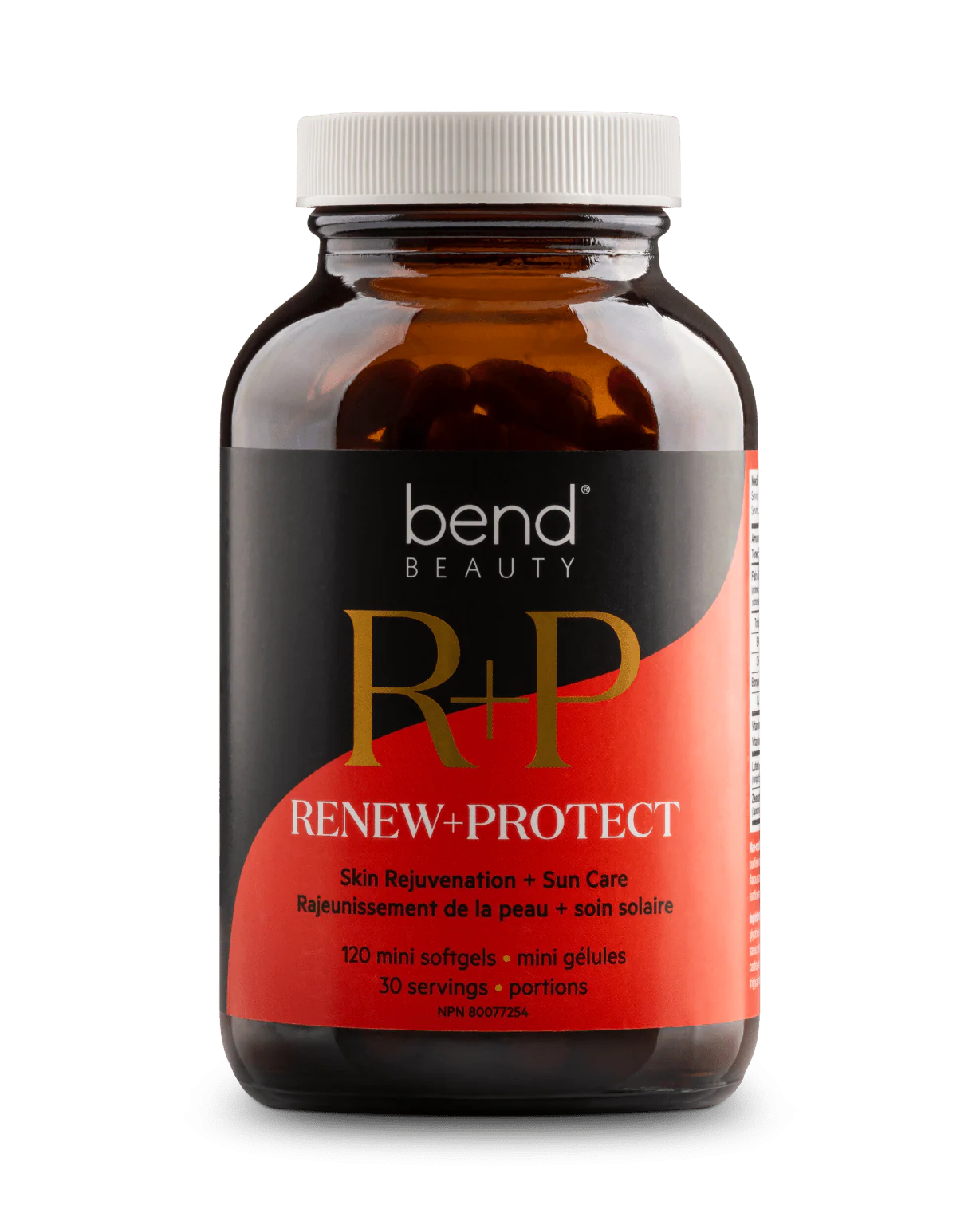 Bend Beauty Renew + Protect 120 Mini Softgels- Mint Flavour