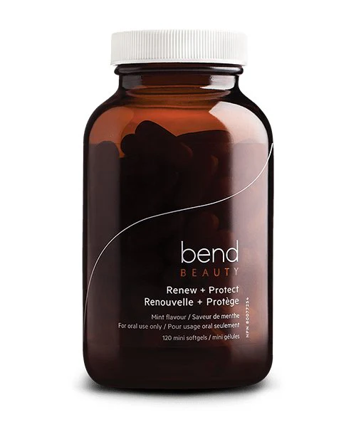 Bend Beauty Renew + Protect 120 Mini Softgels- Mint Flavour - Image 3