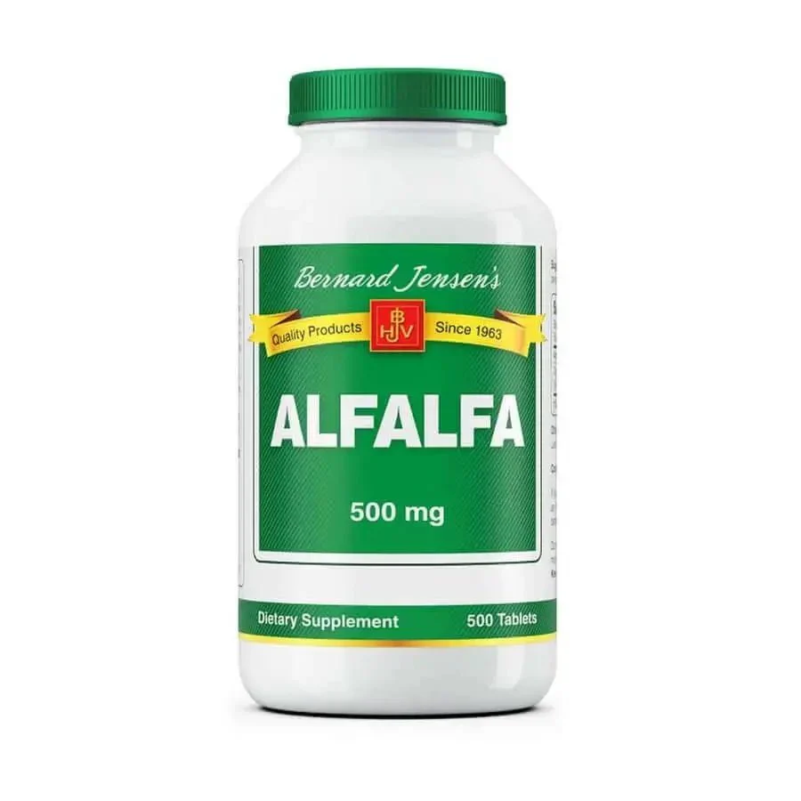Bernard Jensen Alfalfa 500mg 500 Tablets