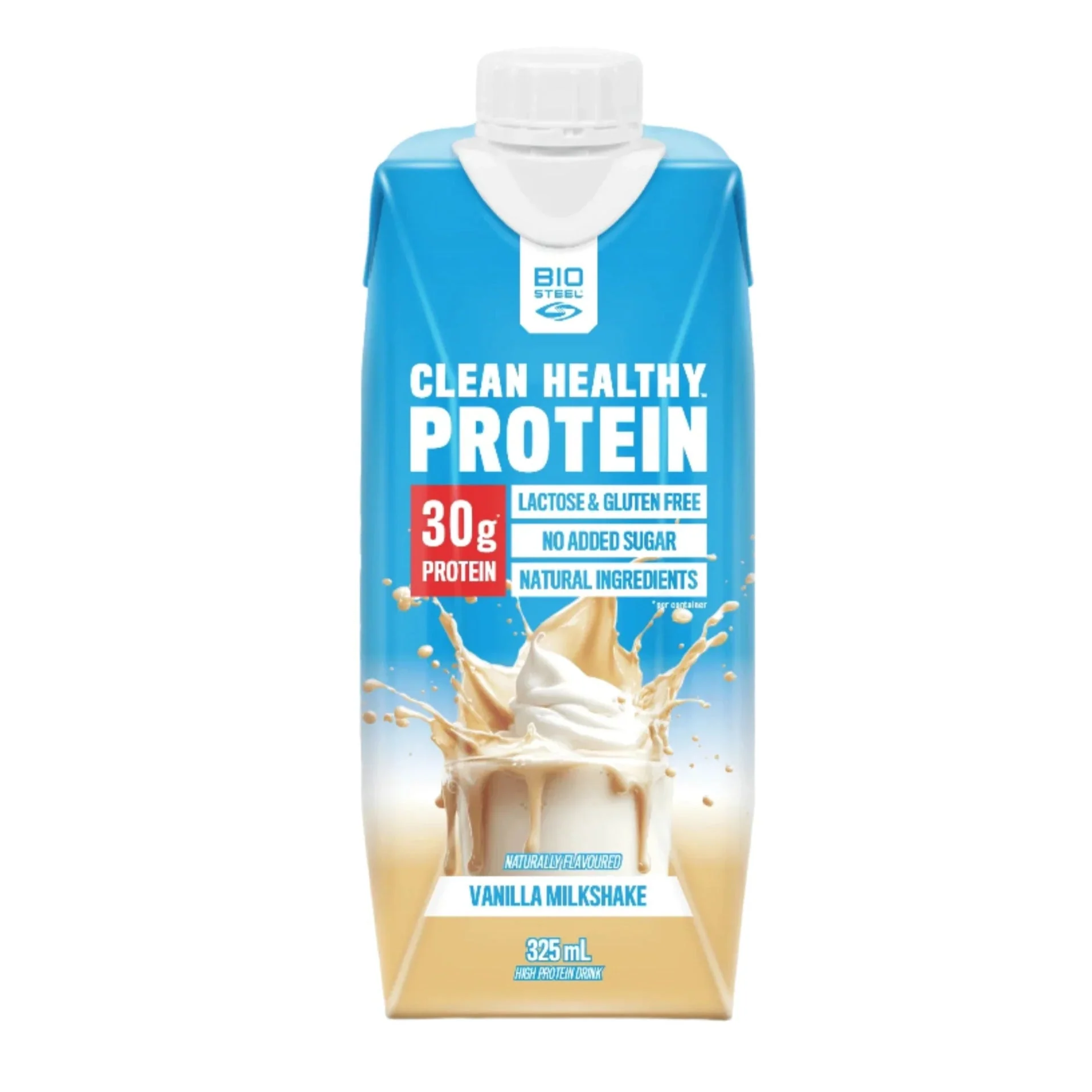 Biosteel Clean Protein Shakes- Vanilla Milkshake 325mL, Pack of 4 - Image 2