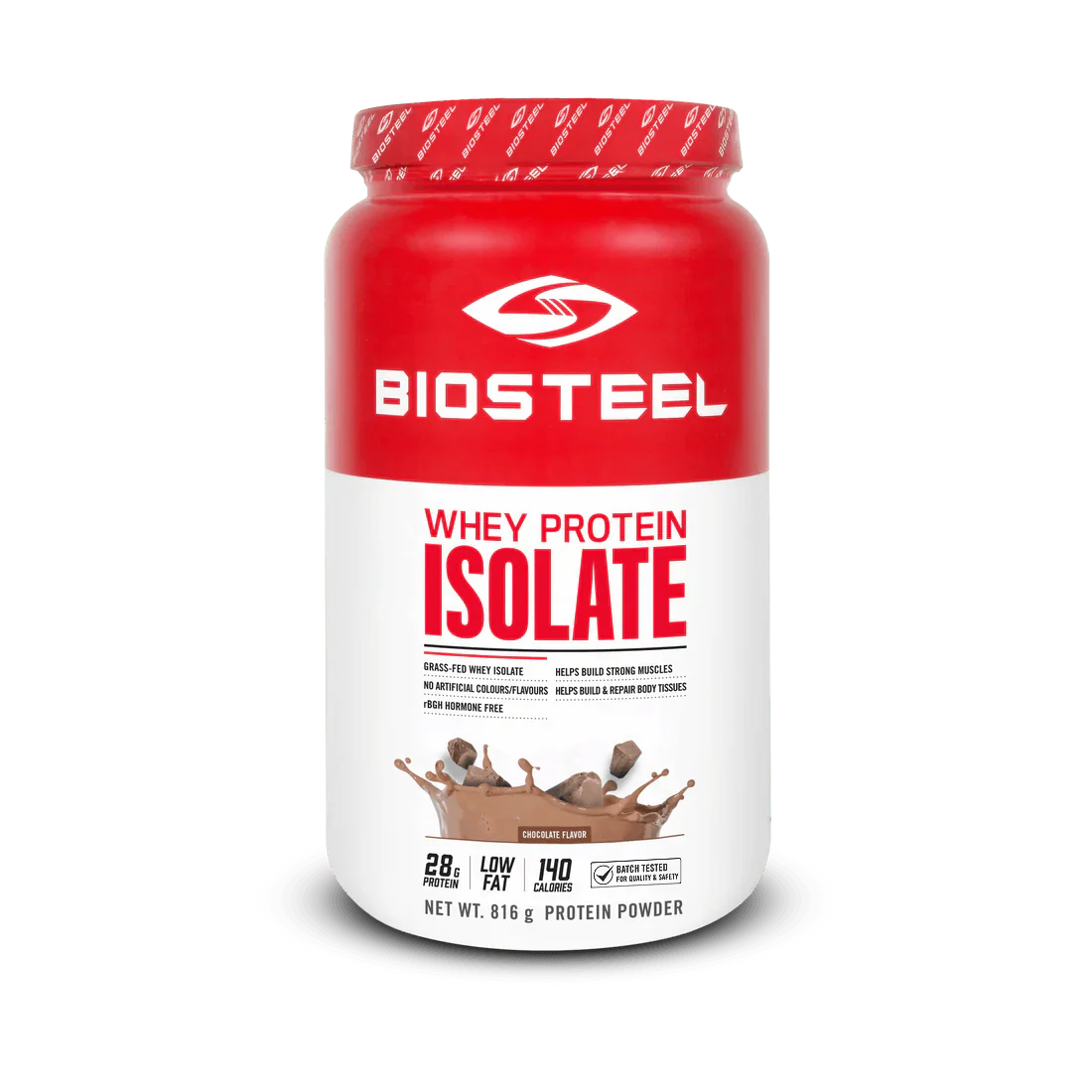 Biosteel Whey Protein Isolate, Chocolate - 24 Servings, 816 Grams