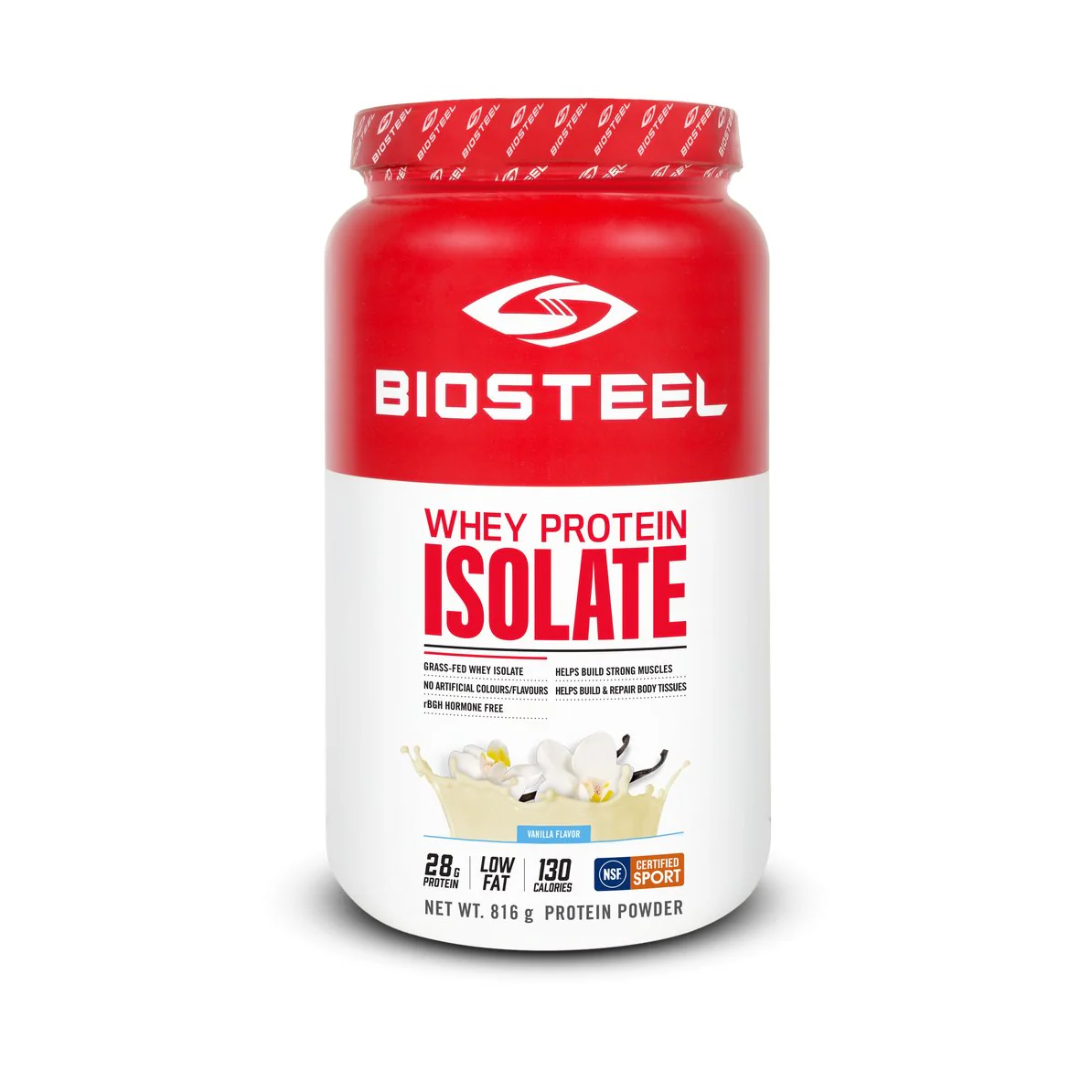 Biosteel Whey Protein Isolate, Vanilla - 24 Servings, 816 Grams