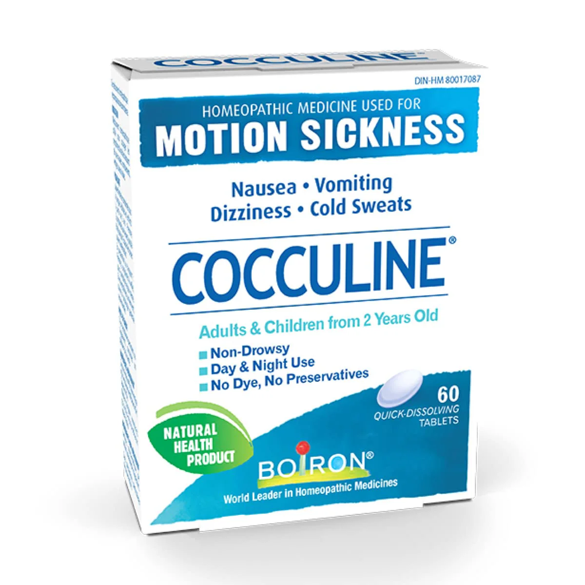 Boiron Cocculine 60 Dissolving Tablets