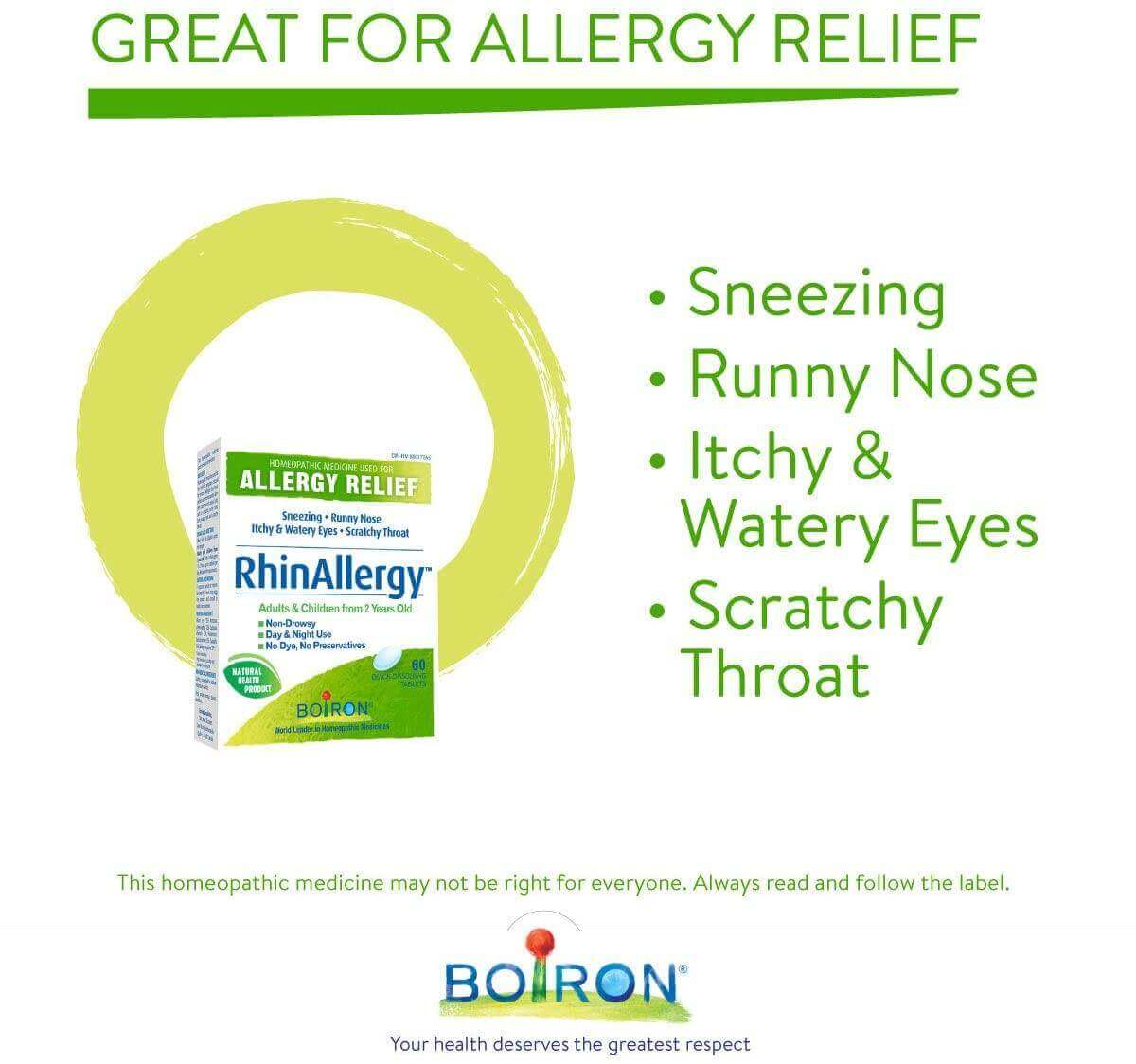 Boiron RhinAllergy 60 Dissolving Tablets - Image 2