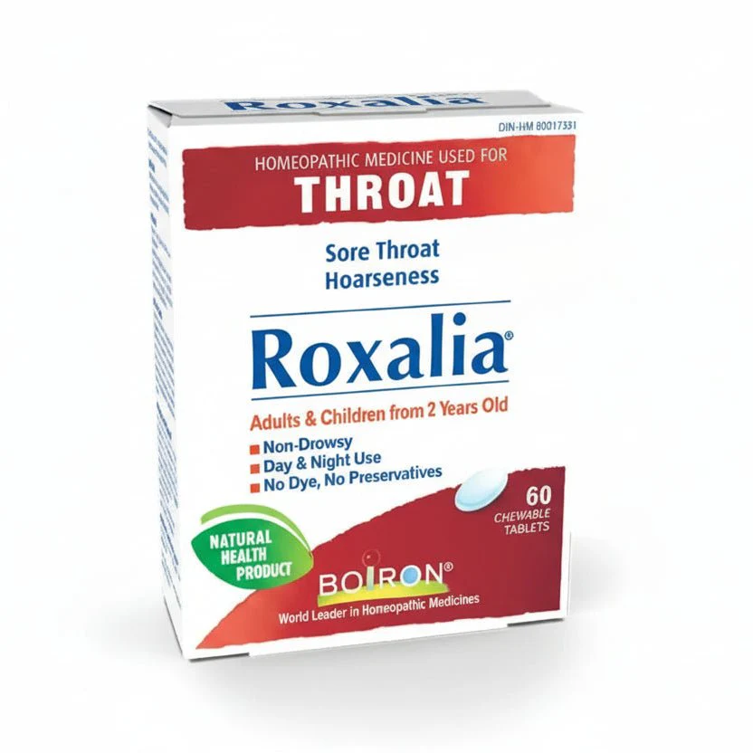 Boiron Roxalia 60 Chewable Tablets, Sore Throat