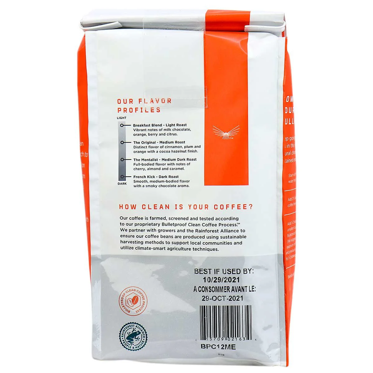 Bulletproof The Mentalist Medium Dark Roast Whole Bean Coffee, 340 Grams - Image 3