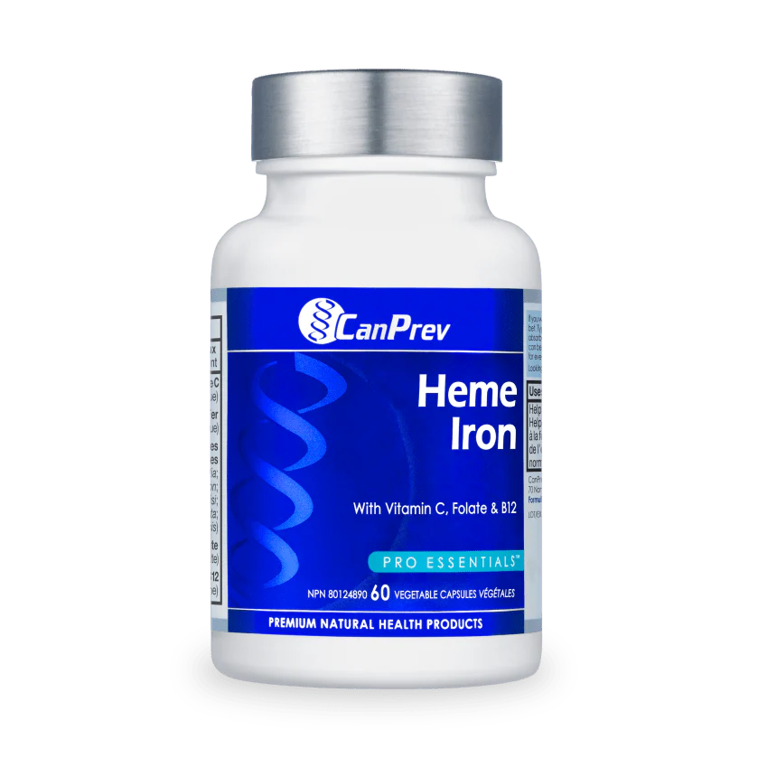 CanPrev Heme Iron 60 Veg Capsules