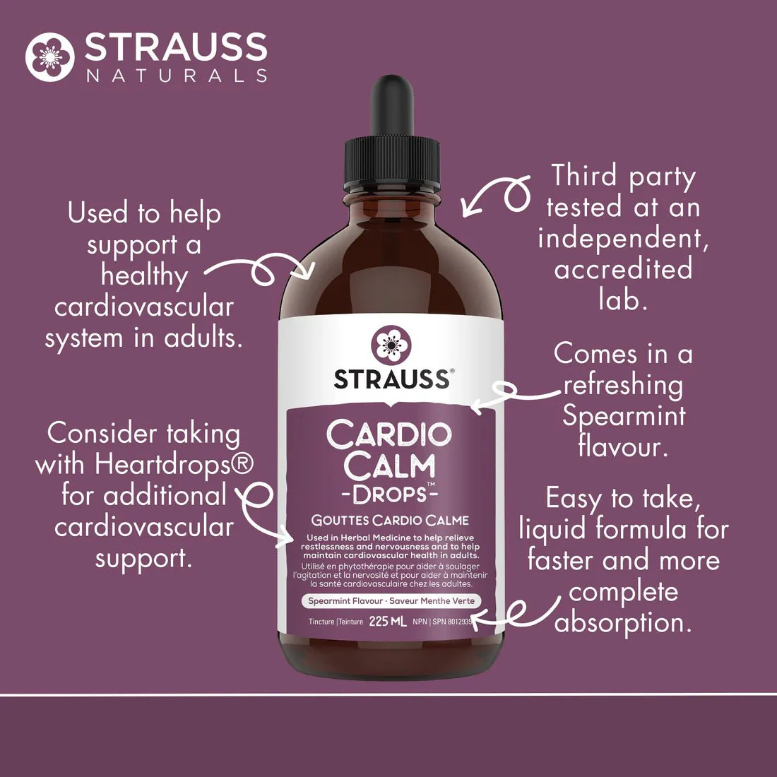 CardioCalm Drops™ - Cardiovascular Support Supplement 100mL - Image 2